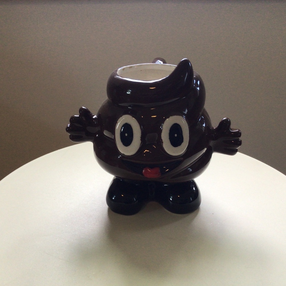 Poop emoji coffee mug
